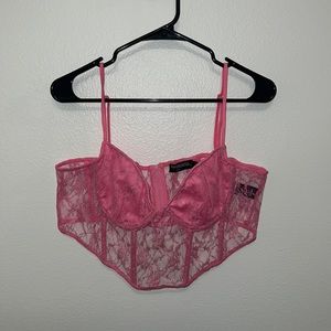 Finesse Pink Corset Top